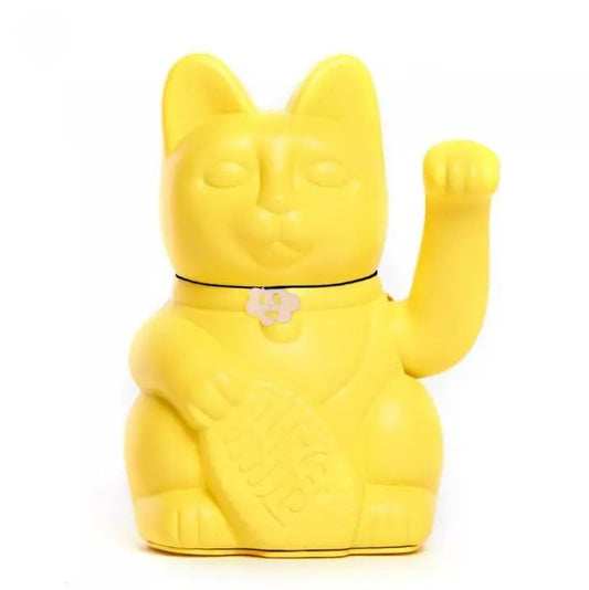 MANEKI NEKO Lucky cat - žlutá